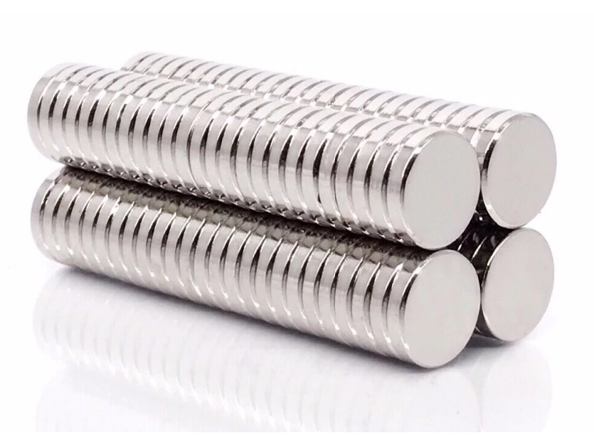 Neodym-Magnet N35, 10x2.0mm, Kabinenhaubenbefestigung, 10 Stück / Set