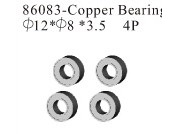 Messingringe 12x8x3.5 zu Buggy 1605/1606/Pro/Top (86083)
