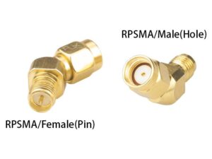FPV Antennen-Adapter - 45 Grad - RP-SMA male zu RP-SMA female