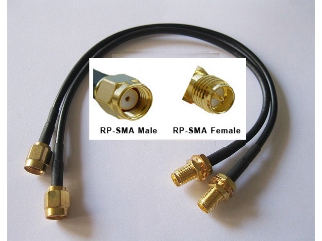 FPV Antennen-Verlängerungskabel RP-SMA Male - Female