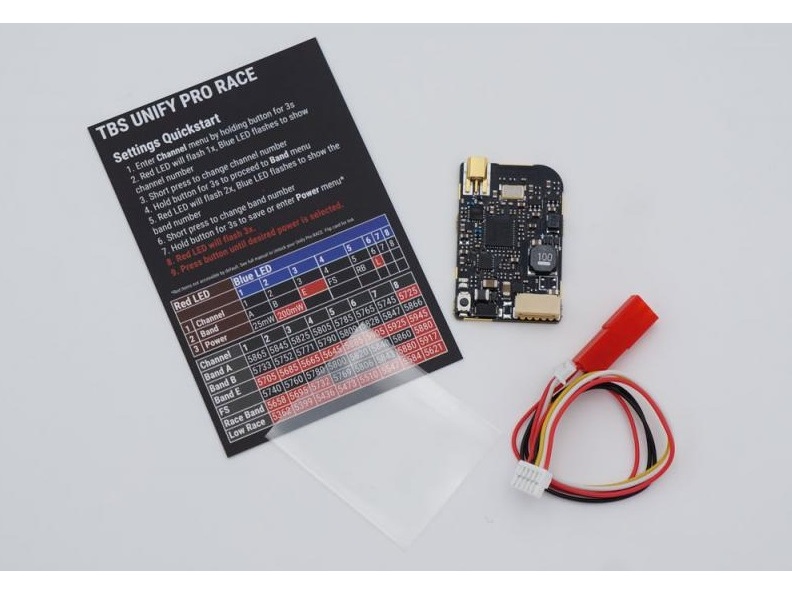 TBS UNIFY PRO 5G8 HV RACE - MMCX - SMA - Video-Sender – Bild 3