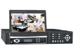 4-Kanal DVR MJPEG-DVR-Recorder mit TFT-Monitor