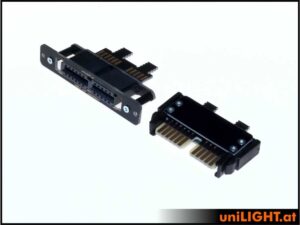 uniLIGHT Kabel-Steckverbindung, 6 primäre 10 sekundäre Pole