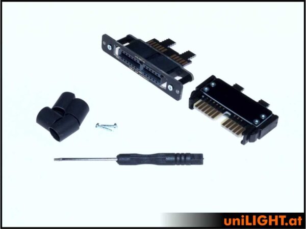 uniLIGHT Kabel-Steckverbindung, 6 primäre 10 sekundäre Pole - DIY – Bild 6