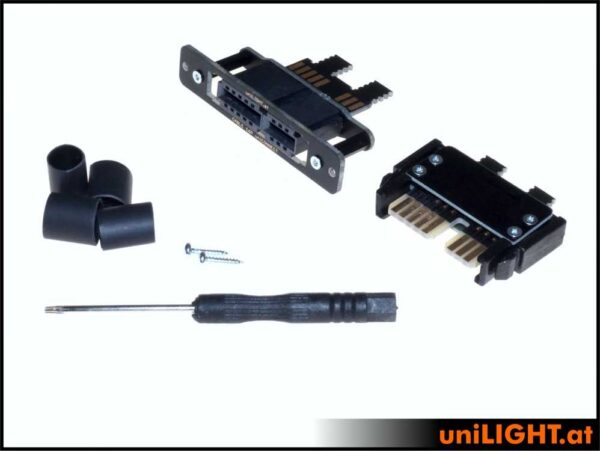 uniLIGHT Kabel-Steckverbindung, 6 primäre 4 sekundäre Pole - DIY – Bild 6
