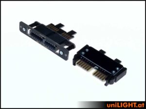 uniLIGHT Kabel-Steckverbindung, 8 primäre 6 sekundäre Pole