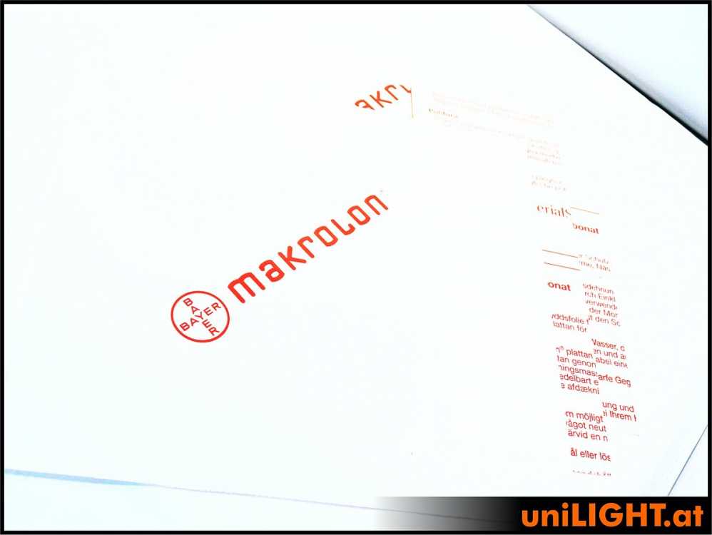 uniLIGHT Makrolon zum Tiefziehen 0.75mm - 4er-Set