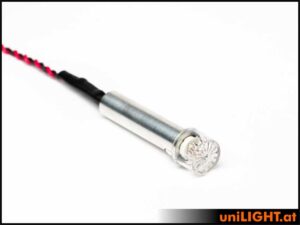uniLIGHT 13mm DUAL Navigation + Blitzlicht, 8Wx2, T-Fuse - grün-weiss