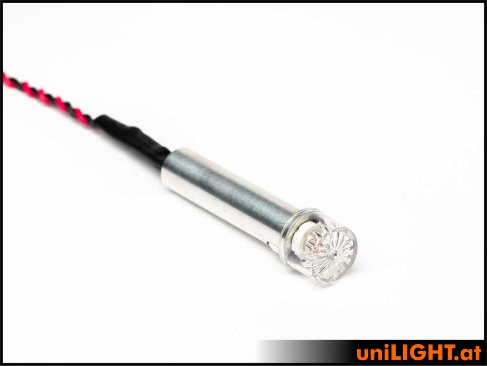 uniLIGHT 13mm DUAL Navigation + Blitzlicht, 8Wx2, T-Fuse - grün-weiss