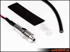 uniLIGHT 4mm FIBER Blitzlicht, 8Wx2 - weiss