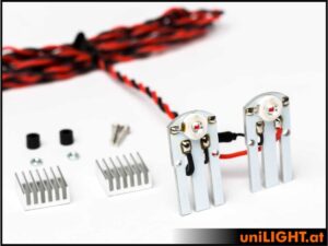 uniLIGHT FLAT Navigationslicht doppelt, 2x - grün