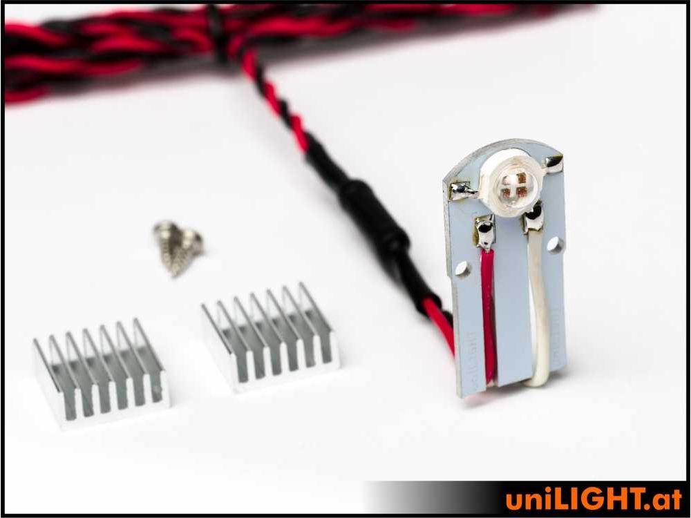uniLIGHT FLAT Blitzlicht, 8Wx2, T-Fuse - grün