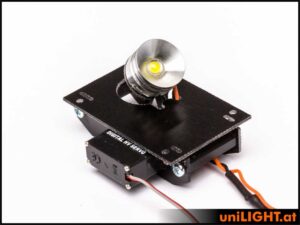uniLIGHT 16mm Klappscheinwerfer HV, 4W - warmweiss