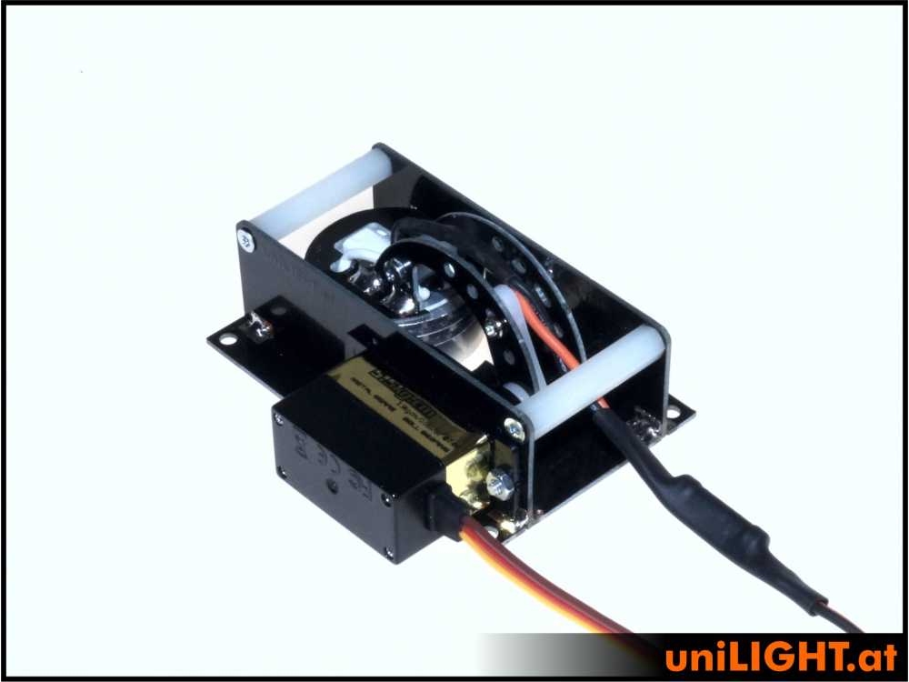 uniLIGHT 26mm Klappscheinwerfer HVF, 8Wx2, T-FUSE - weiss – Bild 4