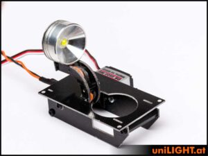 uniLIGHT 26mm Klappscheinwerfer HV, REVERSE, 4Wx2 - warmweiss