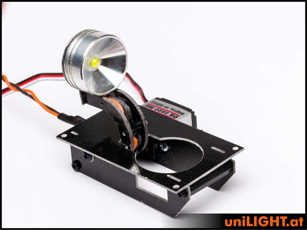 uniLIGHT 26mm Klappscheinwerfer HV, REVERSE, 4Wx2 - warmweiss