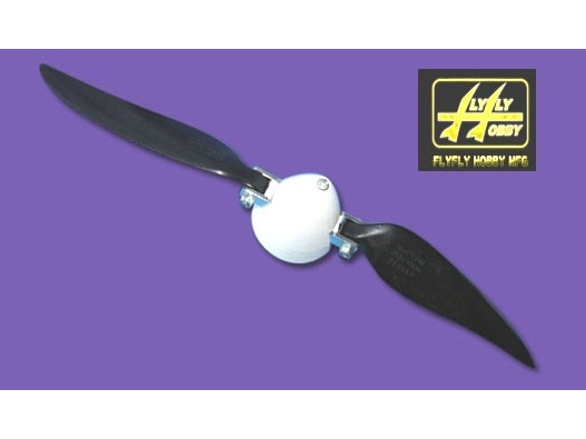 Klapp-Luftschraube 11x7 mit Kunststoff Spinner 38mm, für 5mm Wellen