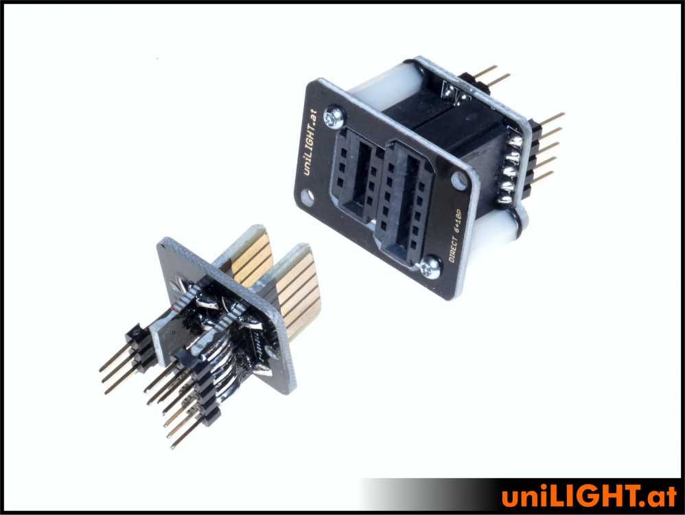 uniLIGHT Header-Steckverbindung, 6 primäre 4 sekundäre Pole - DIY – Bild 2