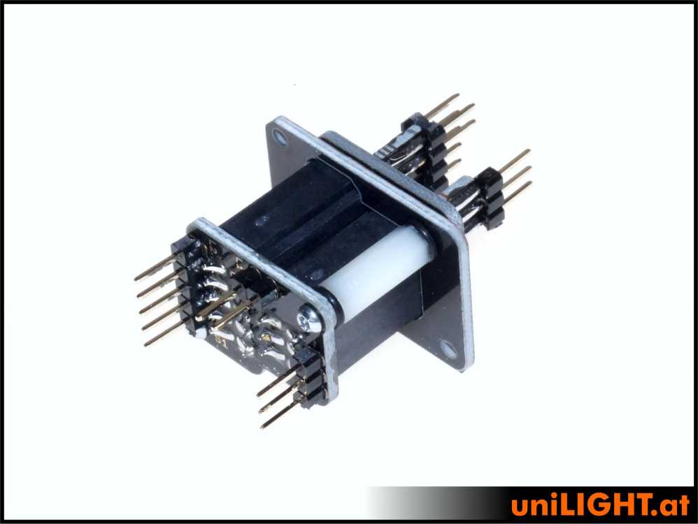 uniLIGHT Header-Steckverbindung, 6 primäre 4 sekundäre Pole - DIY – Bild 3
