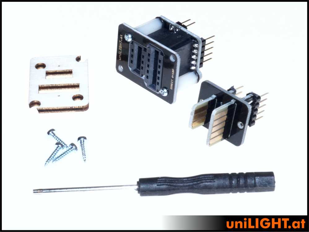 uniLIGHT Header-Steckverbindung, 6 primäre 4 sekundäre Pole - DIY – Bild 6