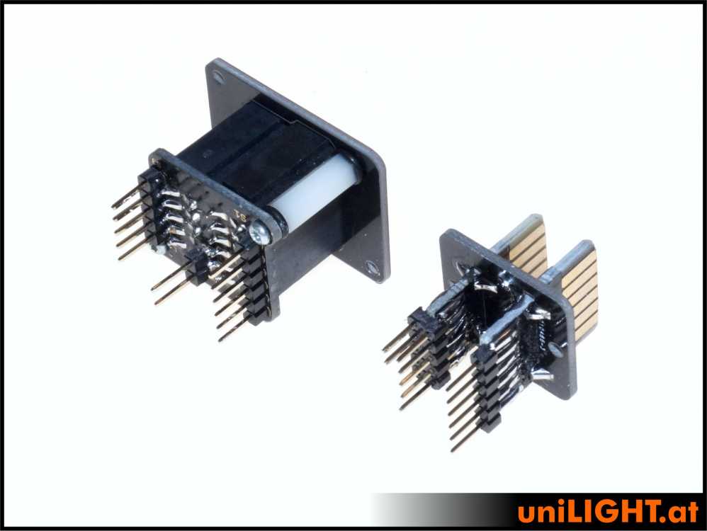 uniLIGHT Header-Steckverbindung, 9 primäre 4 sekundäre Pole - DIY – Bild 5