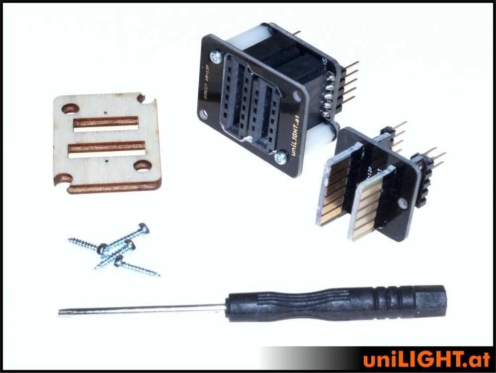 uniLIGHT Header-Steckverbindung, 9 primäre 4 sekundäre Pole - DIY – Bild 6
