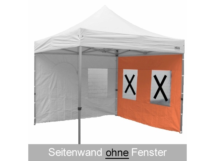 Seitenwand PRO / DELUXE 3m terra ohne Fenster