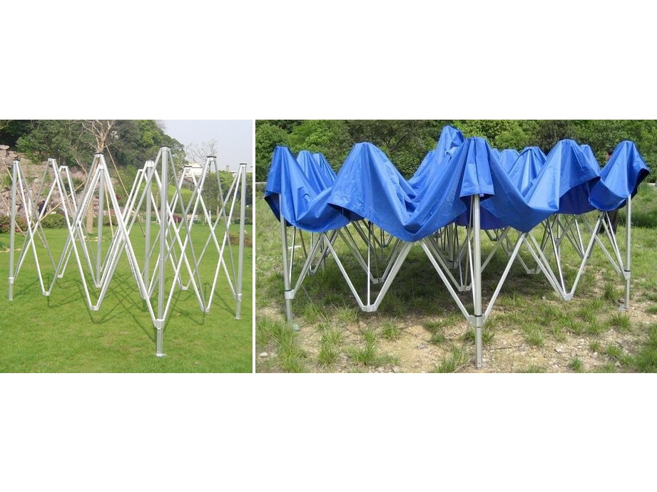 Hebu-Tent Faltzeltgestell 3x6m DELUXE 40x40mm – Bild 2