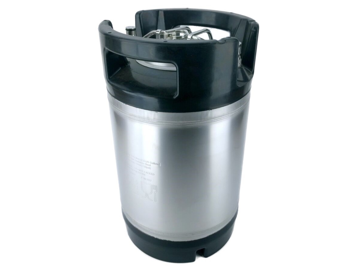 Cornelius Cony Keg 9.5 lt. Bier Fass Ball Lock Gummiboden /Tragegriffe - Kegland