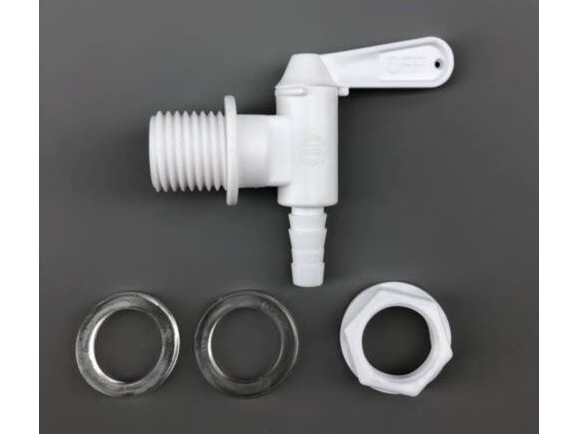 Kegland - Hahn zu Gäreimer 24 mm mit Schottverschraubung – Bild 2