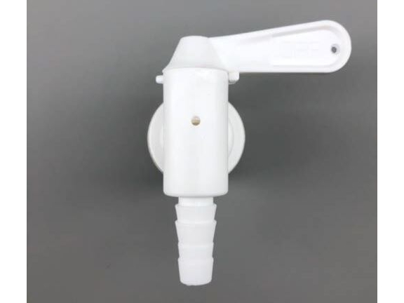 Kegland - Hahn zu Gäreimer 24 mm mit Schottverschraubung