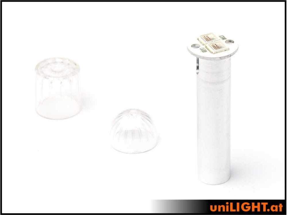 uniLIGHT 15mm PIN Blitzlicht, 16Wx2, T-Fuse - grün