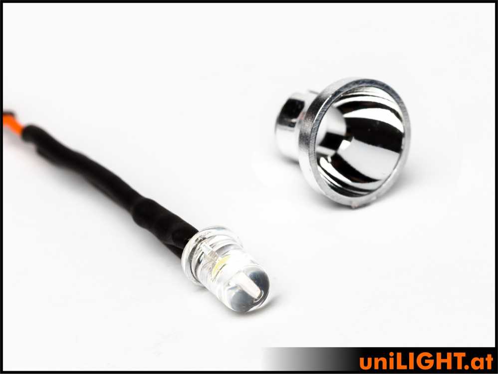 uniLIGHT 5mm HIGHEFF-LED SPOT - weiss