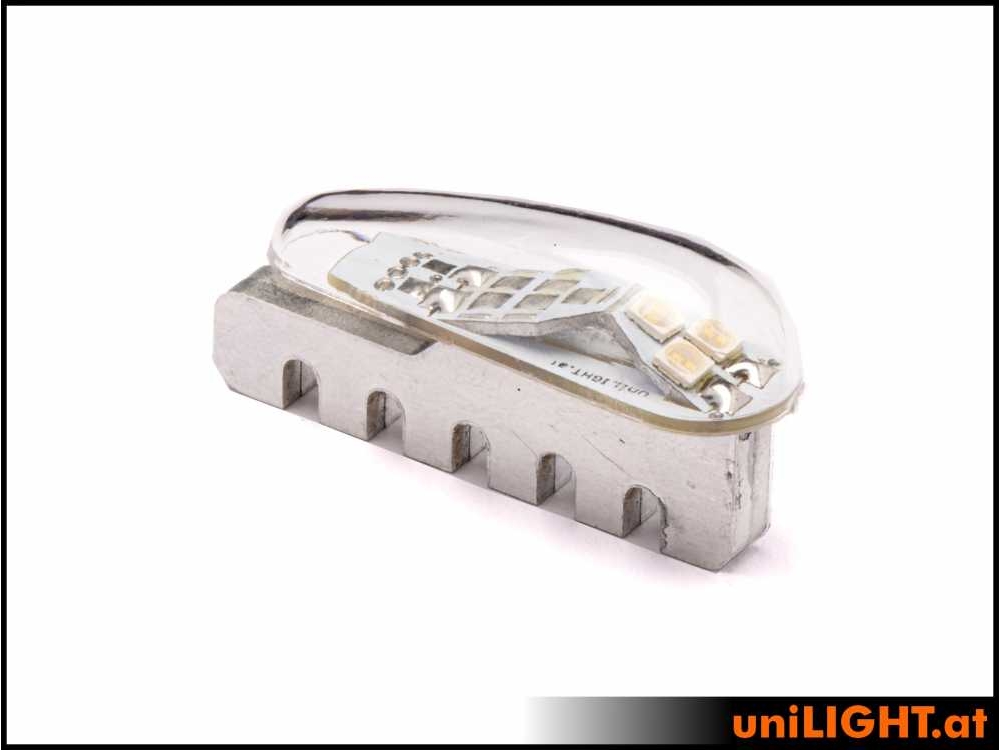 uniLIGHT 12mm PRO Navigationslicht, 4Wx2, KURZ - rot