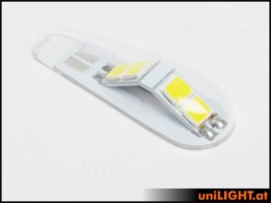 uniLIGHT 14mm Blitzlicht, + 180°, 24Wx3 - weiss