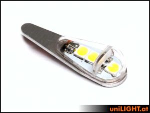 uniLIGHT 7mm PRO Blitzlicht, 5Wx2, FLACH - grün