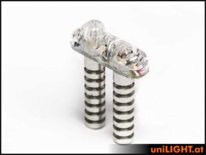 uniLIGHT 8mm MINI Navigationslicht, 4Wx2 - grün