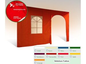 Seitenwand zu Profi-Classic 3m m.F.u.T. gelb