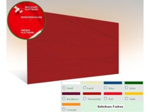 Seitenwand zu Profi-Classic 4.5m o.F. bordeaux