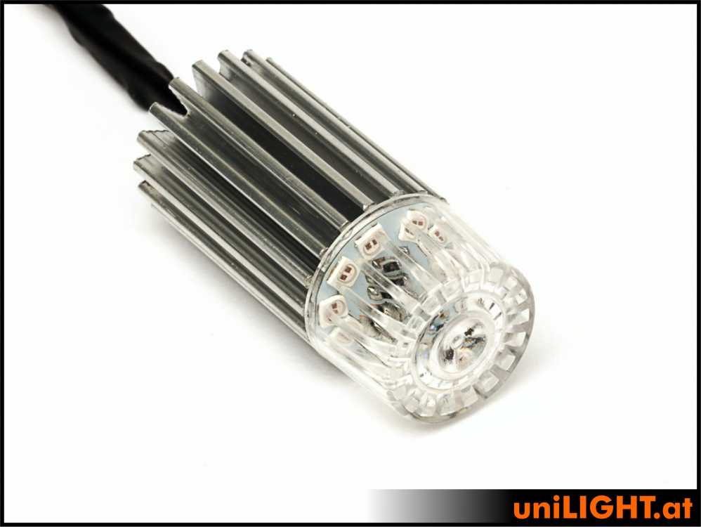 uniLIGHT 19mm ROUND Navigationslicht, 8Wx2, T-Fuse - grün