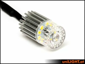 uniLIGHT 19mm ROUND Blitzlicht, 20Wx2, T-Fuse - grün