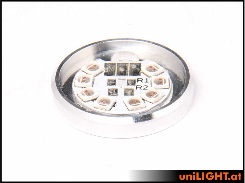 uniLIGHT 19mm ROUND Navigationslicht, 3Wx2, KURZ - grün – Bild 4
