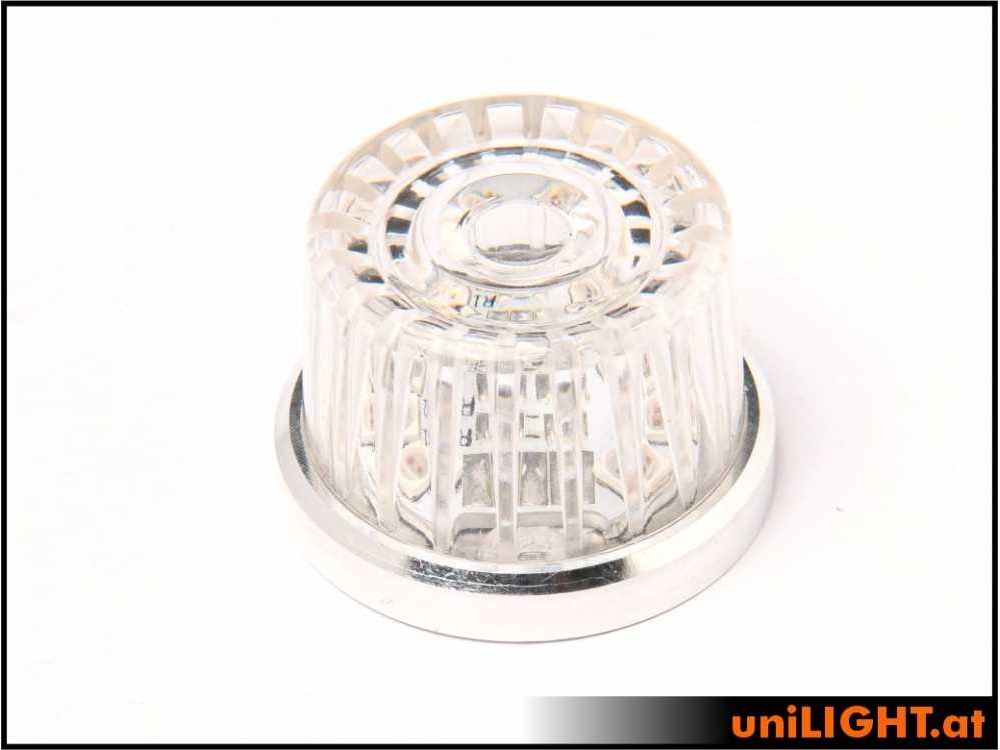 uniLIGHT 22mm ROUND Blitzlicht, 16Wx2, KURZ - rot – Bild 3