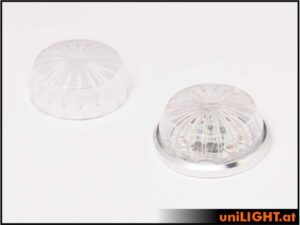 uniLIGHT 24mm ROUND Navigationslicht, 3.5Wx2, KURZ - grün