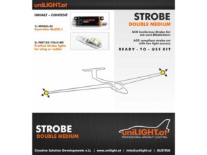 uniLIGHT STROBE-Medium Beleuchtungsset