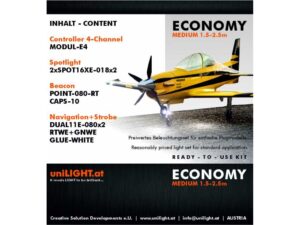 uniLIGHT ECO-Medium Beleuchtungsset