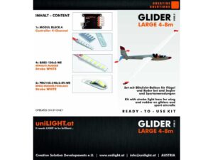 uniLIGHT GLIDER-Large Beleuchtungset