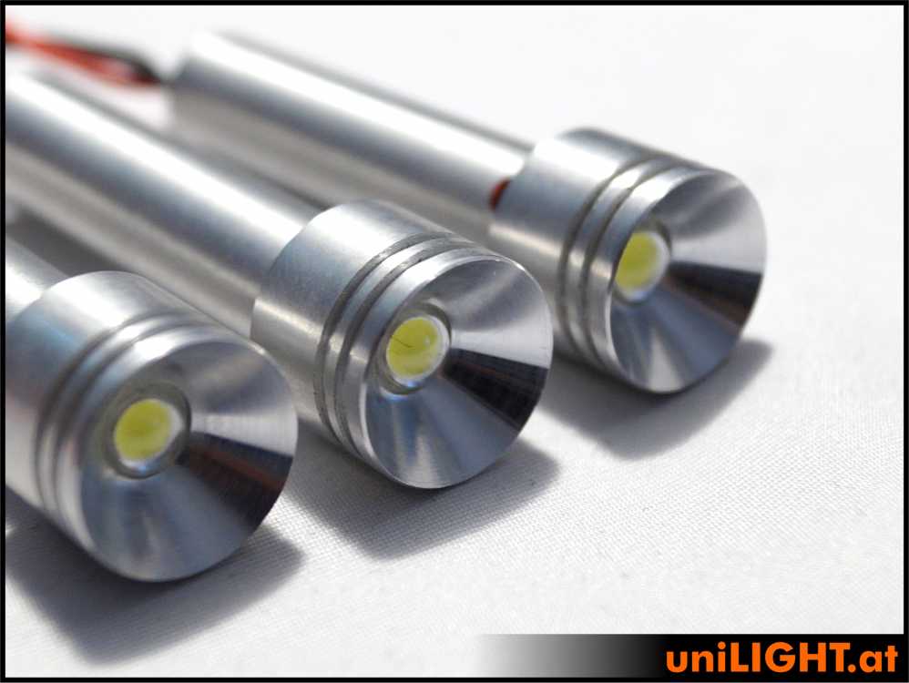 uniLIGHT 15mm Dreifach-Scheinwerfer, 3x8W, T-FUSE - weiss – Bild 2