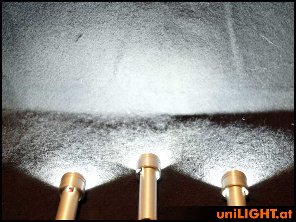 uniLIGHT 15mm Dreifach-Scheinwerfer, 3x8W, T-FUSE - weiss – Bild 3
