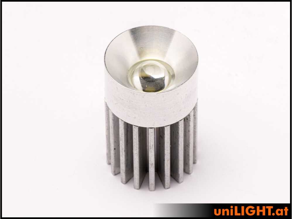 uniLIGHT 19mm Ultra-Power-Scheinwerfer, 10Wx2, T-FUSE - weiss - 45° – Bild 2